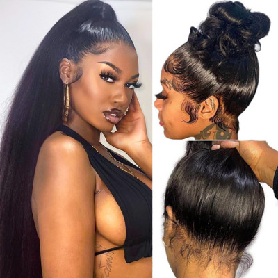 Cheap 360 Lace Frontal Human Hair Wigs West Kiss Hair