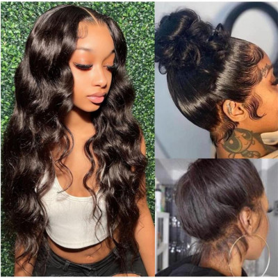 Cheap 360 Lace Frontal Human Hair Wigs West Kiss Hair