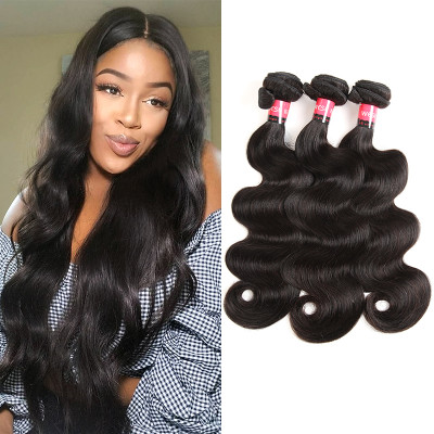 【値下げ交渉歓迎】wella 三点セット Brazilian 3 Bundles Human Hair Weave Deals -West Kiss Hair