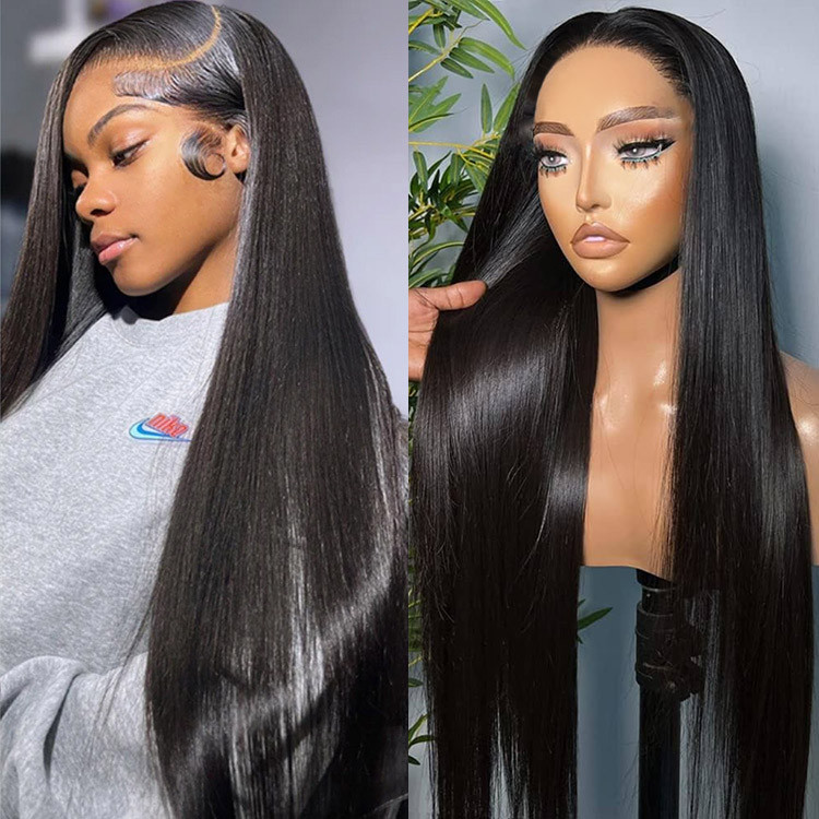 Affordable Long Hair Up to 40 Inches Straight Lace Front Wigs West Kiss Hair